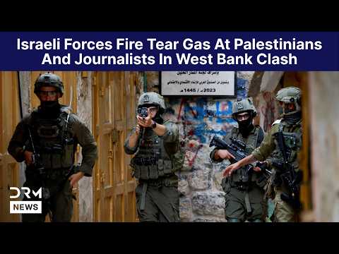 BREAKING: Israeli Forces Fire Tear Gas at Palestinians and Journalists in West Bank Clash | AH15