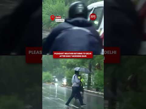 Delhi Gets a Rainy Surprise! Pleasant Morning in RK Puram