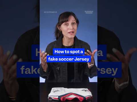Fake soccer jerseys are getting harder to spot. Here's what to look for. #football #soexpensive