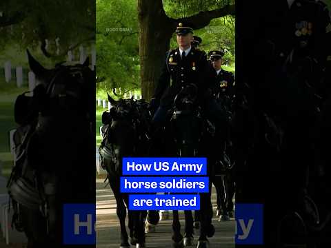 How the #USArmy trains #horse #soldiers for one of its most sacred missions. #military #Arlington