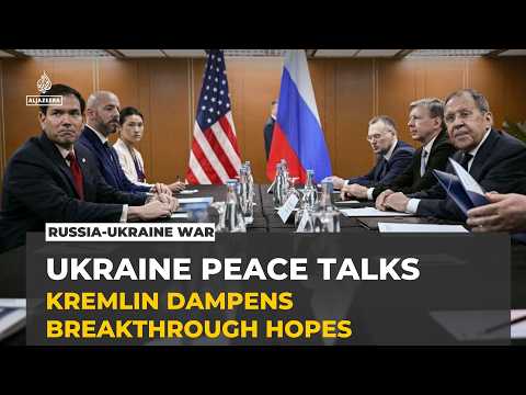 Kremlin downplays hopes for Ukraine peace talks after Lavrov-Rubio meeting