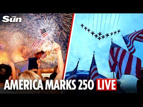 LIVE: America celebrates 250th birthday with military flyovers