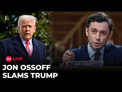 LIVE:'Cruel, Arrogant and Incompetent': Jon Ossoff's Fiery Attack on Trump