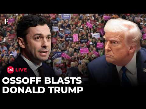 LIVE: Jon Ossoff Slams Trump's'Corrupt Agenda' in Fiery Georgia Rally