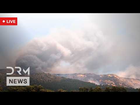LIVE: Massive Wildfire Engulfs Central Spain Near San Martin de Valdeiglesias | Latest News | AL1Z