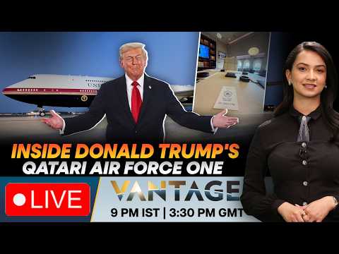 LIVE: What’s Inside the $400 Million Jet Gifted To Trump by Qatar | Vantage on Firstpost