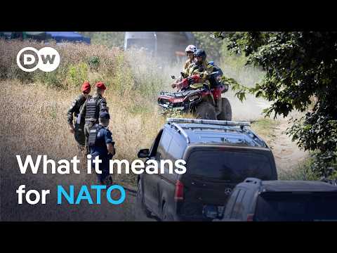 Missile crashes in Poland during massive Russian strike on Ukraine | DW News