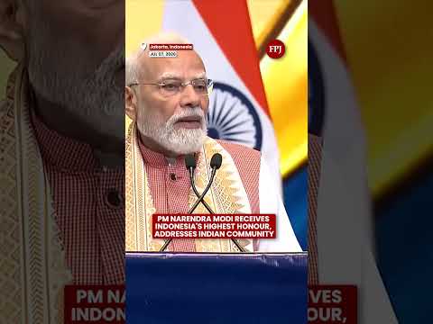 PM Narendra Modi Receives Indonesia's Highest Honour, Addresses Indian Community