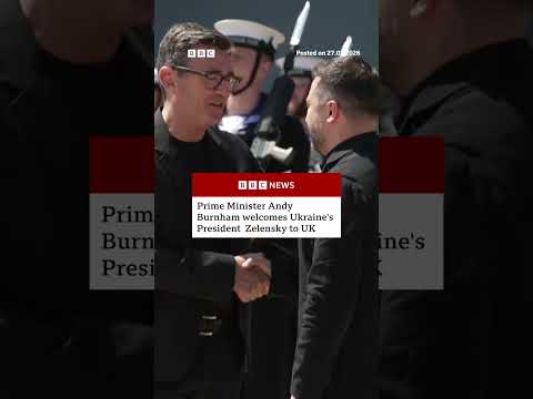 President Zelensky is UK PM Andy Burnham's first international visitor. #BBCNews