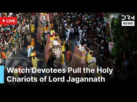 Puri Rath Yatra LIVE: Millions Gather for Iconic Jagannath Rath Yatra Chariot Festival | AQ1G