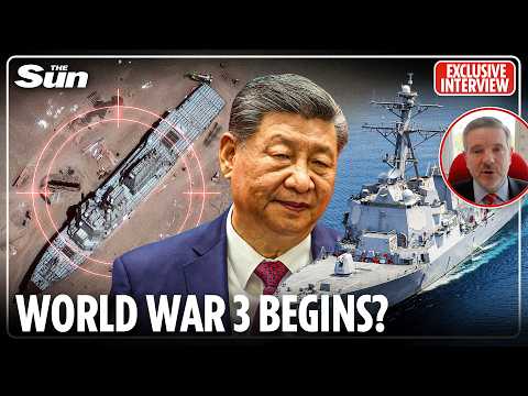 Satellite images show US warship replicas in China desert over Taiwan invasion fears