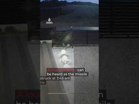 Security camera shows ‘Russian missile’ exploding in Poland
