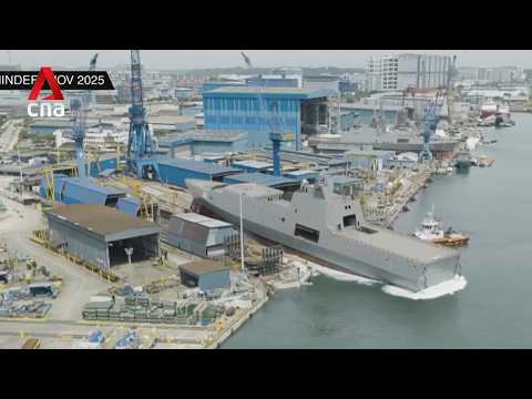 Singapore Navy launches second multi-role combat vessel