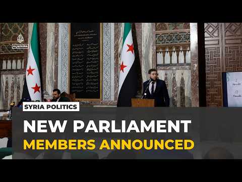 Syria parliament appointments: Remaining 70 members of people's assembly announced