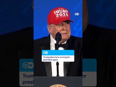 Trump jokes about running again | DW News