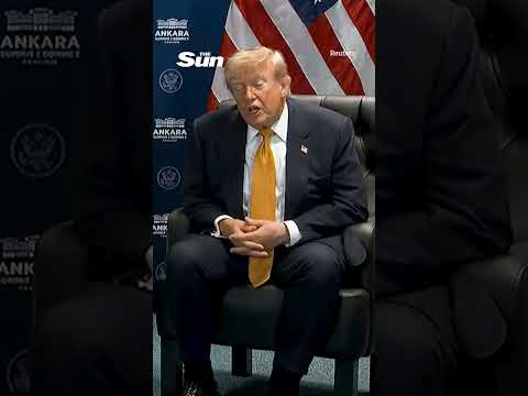 Trump laughs as Zelensky says he can’t meet Putin in Moscow because of Kyiv’s drone attacks