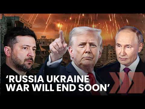 Trump LIVE: US President Donald Trump Says Russia Ukraine War to End Soon | Russia Ukraine Conflict