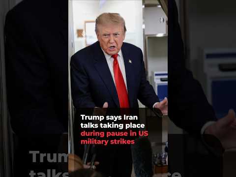 Trump says Iran talks taking place during pause in US military strikes