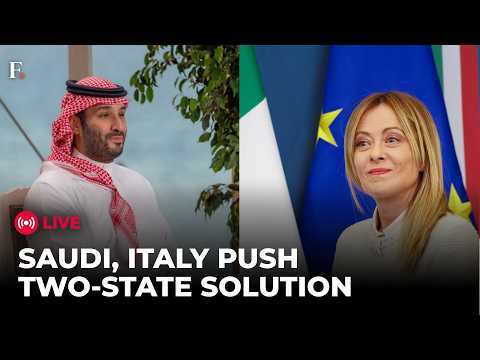 Two State Solution Talks LIVE: Italy, Saudi Arabia Back Two State Solution For Israel and Palestine