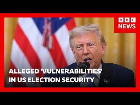 US President Donald Trump alleges China committed 2020 voter fraud | BBC News