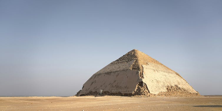 A pyramid in the desert