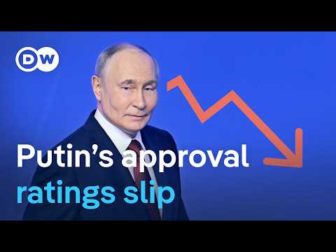 Why even the Kremlin's own pollster can't hide Putin's crashing approval ratings | DW News