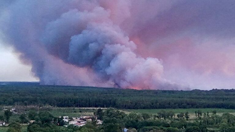 Wildfire now nine miles from French city of Bordeaux, mayor warns
