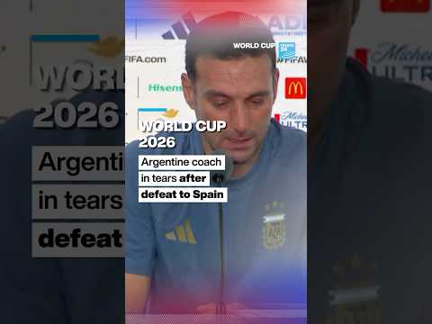 World Cup 2026: Argentine coach in tears after defeat to Spain • FRANCE 24 English