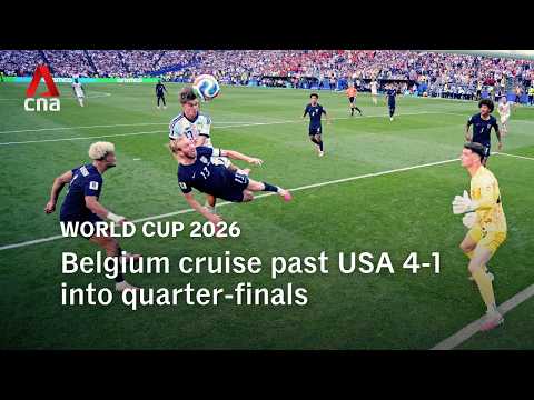World Cup 2026: Belgium cruise past USA 4-1 into quarter-finals