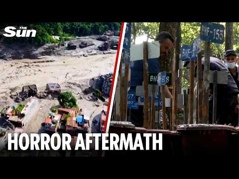 Body bags run out and mass burials begin in Nepal after horror floods as missing Brits rise to 48