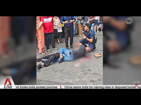 Clementi knife incident: Man stabbed himself repeatedly in public; disarmed by passer-by