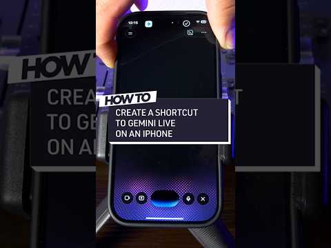 Create an iPhone Shortcut for Gemini Live | How to Do It All