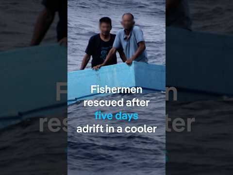 Fishermen rescued after five days adrift in a cooler | DW News