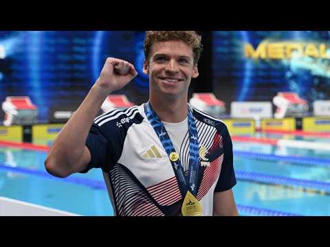 France's Léon Marchand wins first European title in front of home crowd • FRANCE 24 English