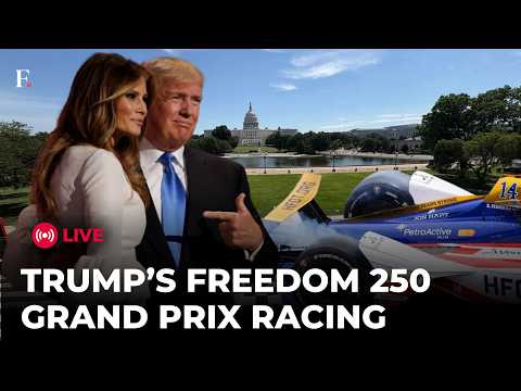 FREEDOM 250 GRAND PRIX LIVE | Trump Attends Freedom 250 Grand Prix In Washington DC