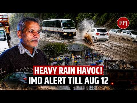 Himachal Rains: Shimla Hit by Heavy Downpour, IMD Warns of Landslides