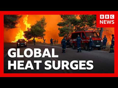 How much of the world is on fire right now? | BBC News
