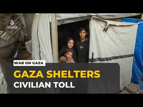 Israeli air strikes intensify across Gaza: Rising civilian toll and makeshift shelters destroyed