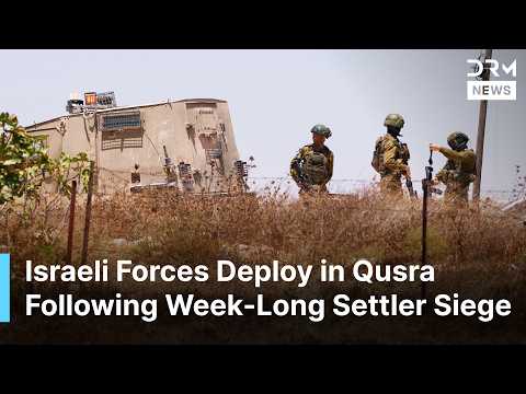 Israeli Forces Deploy as Settlers Besiege Palestinian Homes in Qusra | AC1N