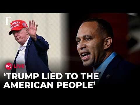 Jeffries LIVE: Hakeem Jeffries Slams Donald Trump | ICE Detention Center Conditions Revealed