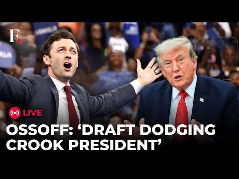 JON OSSOFF LIVE:'Crook President' US Senator Ossoff's Fiery Remark on Trump for US Iran War