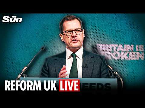 LIVE: Reform UK hosts central London press conference on economic growth