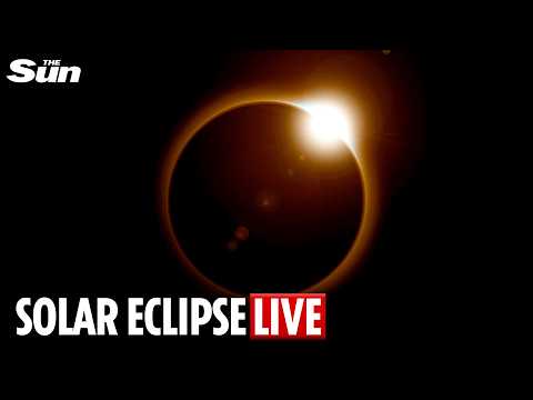 LIVE: Solar eclipse seen from Iceland and Spain as crowds gather to watch