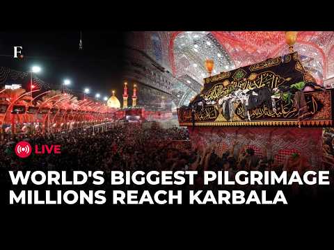 Millions Gather For Arbaeen Pilgrimage | World's Biggest Arbaeen Pilgrimage Begins | LIVE