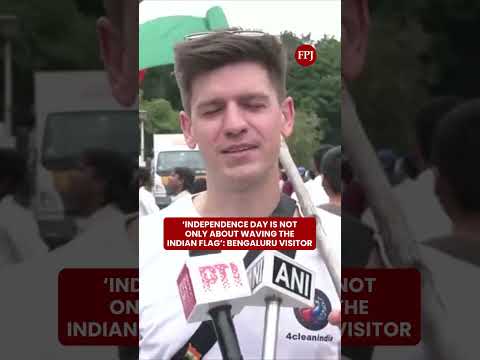 ‘Promote Indian Culture, Keep India Clean’: Bengaluru Visitor’s I-Day Message