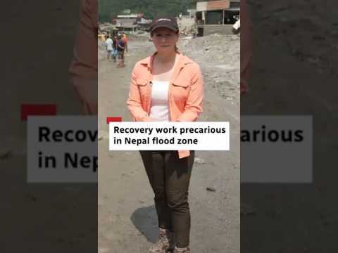Recovery work precarious in Nepal flood zone