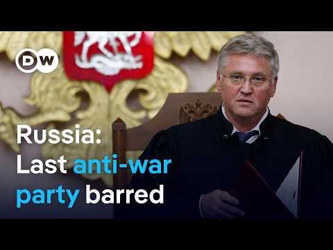 Russian court excludes anti-war party Yabloko from September election | DW News