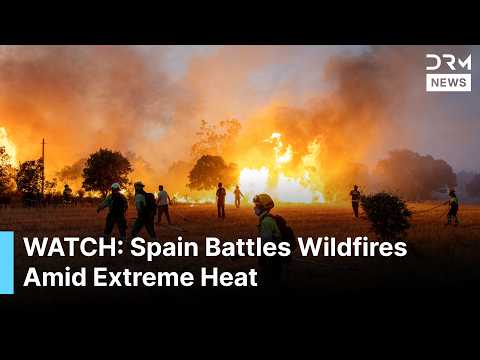 Spain Battles Massive Wildfires as Extreme Heat Pushes Temperatures Toward 40°C | AL1G