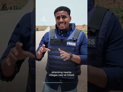 The road to el-Obeid, Sudan’s besieged city sheltering thousands | AJ #shorts