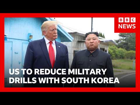US to scale back South Korea military drills after it stayed out of Iran war | BBC News